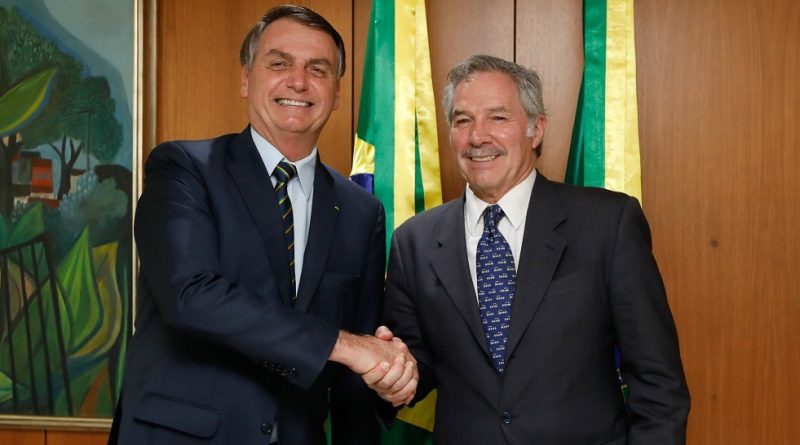 Presidente Jair Bolsonaro , el Canciller Felipe Solá
