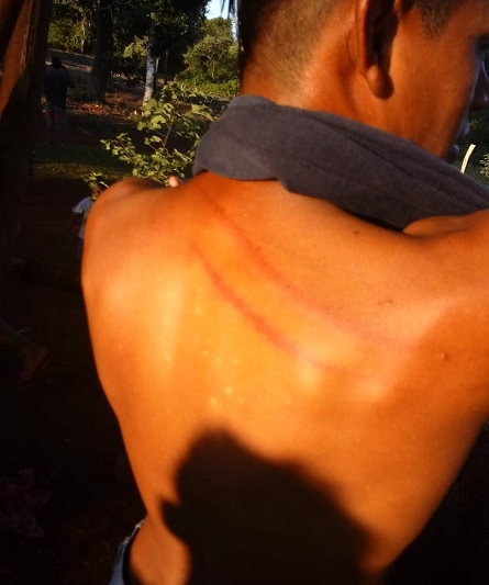 Represión policial en la comunidad mbya guaraní de Peutí