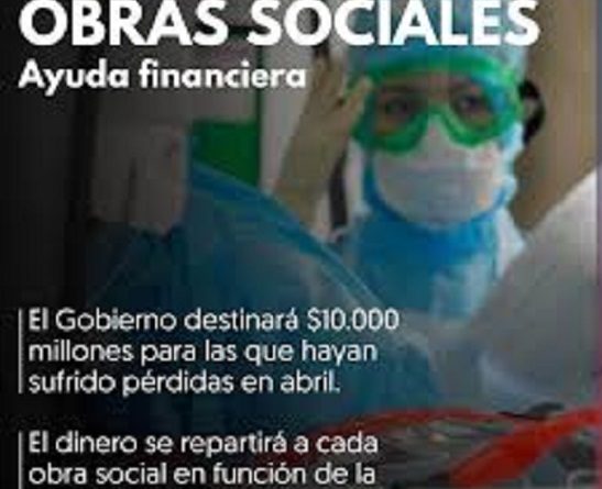 Obras Sociales “ayuda financiera de excepción”