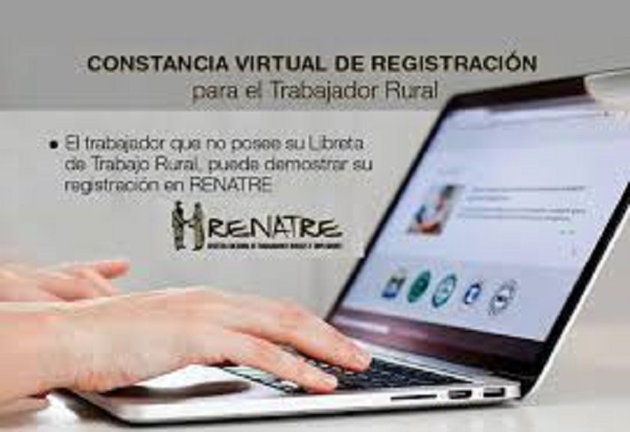 Constancia Virtual de Registración de Trabajo Rural