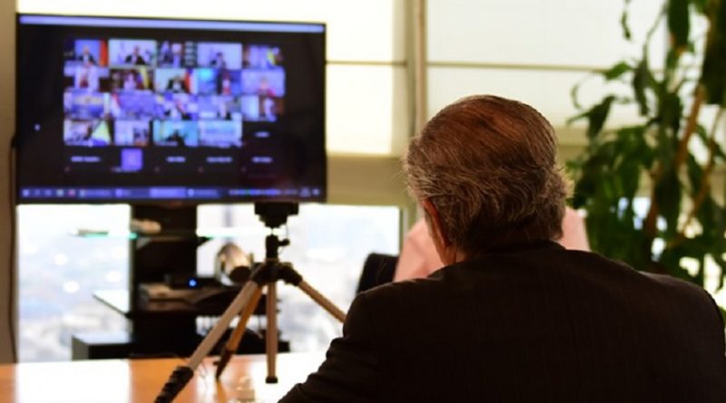 F. Solá en Teleconferencia con 75 cámaras empresarias para analizar la agenda de negociaciones