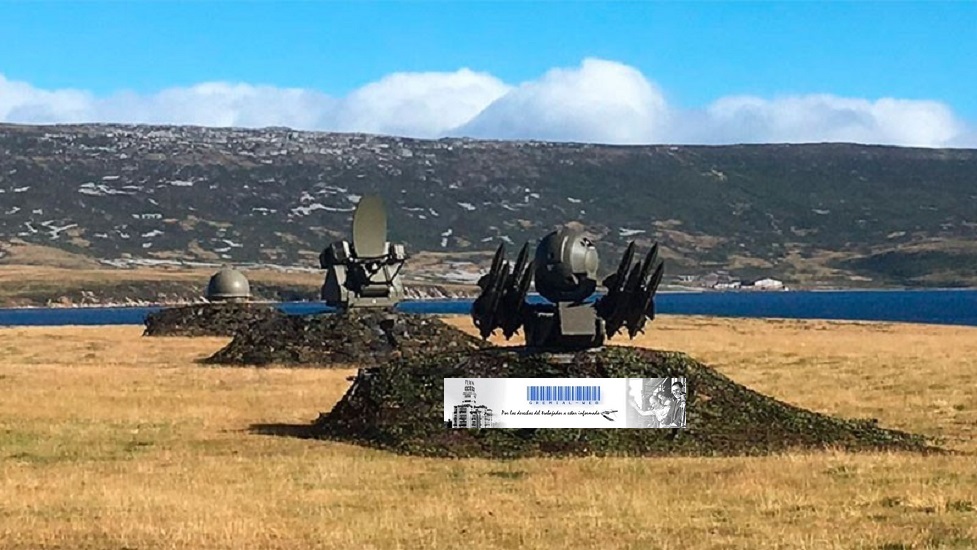 Ejercicios militares Británicos en las Islas Malvinas -Bases de Misiles