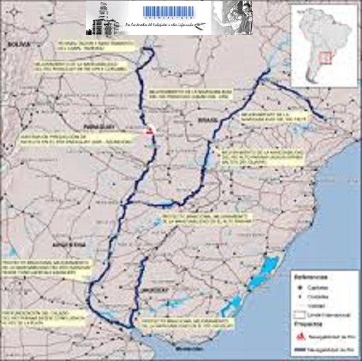 Hidrovía- obras de dragado en los ríos Paraná y Paraguay