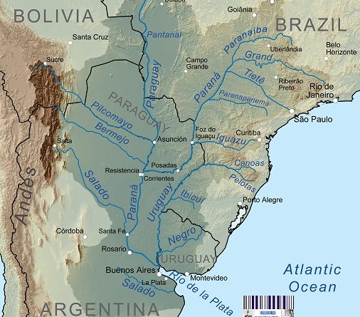 Obras de dragado en los ríos Paraná y Paraguay