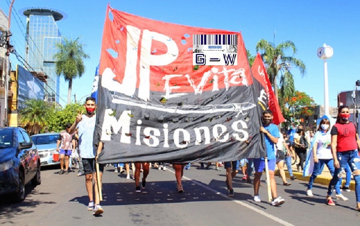 La militancia de Misiones salió a la calle para respaldar leyes del Gobierno Nacional