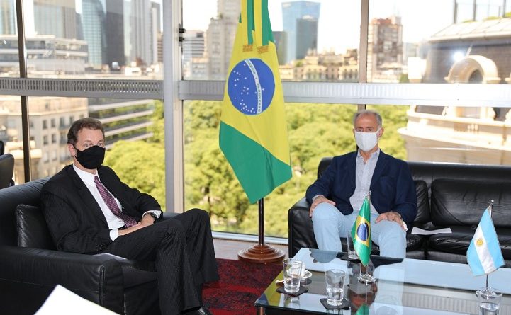 Jorge Neme, y el nuevo embajador de Brasil