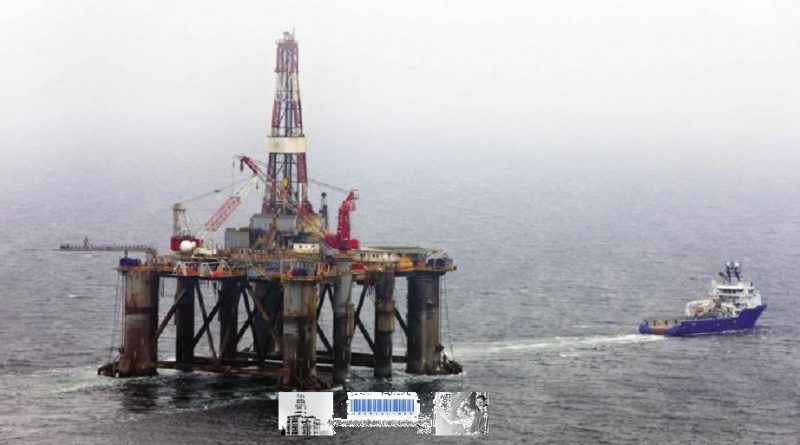 Plataforma petrolera ilegal en Malvinas