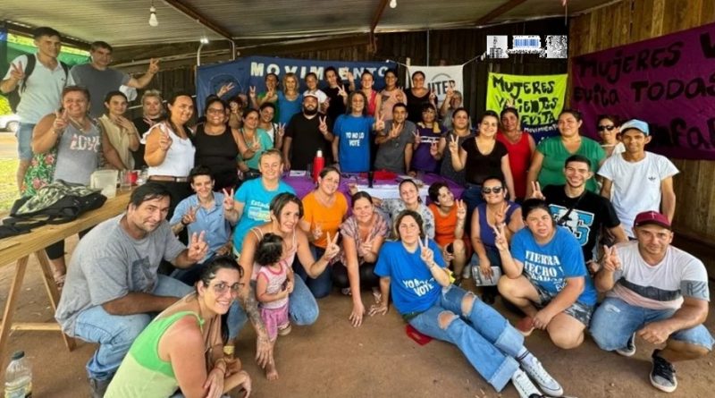 LAPACHITOS: En espacios colectivos del Movimiento Evita trabajan para construir una comunidad organizada