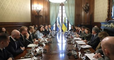 REUNIÓN: Con la Viceprimer Ministro y Ministre de Economía de Ucrania 